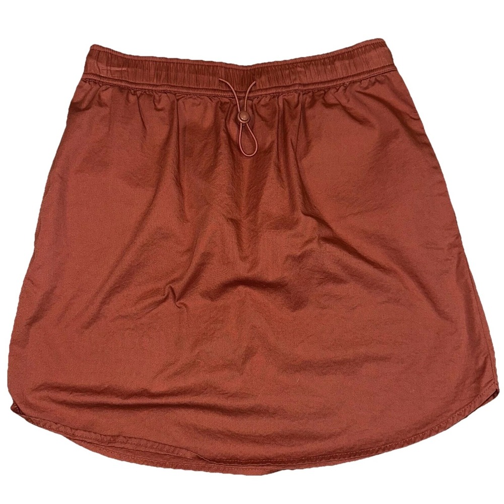 Sundry for Evereve Womens Clay Cotton Blend Drawstring Mini Skirt Size Small (1)